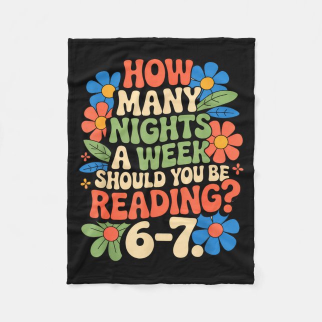 Funny Reading Book Teacher 67 Six Seven Meme  Fleece Blanket (Front)