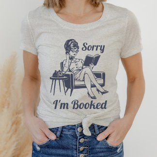 Funny Reading Sassy Vintage Book Lover Tri-Blend Shirt
