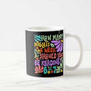 Funny Reading Six Seven Meme Book Lover 67 Teacher Coffee Mug