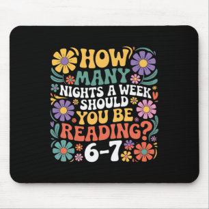 Funny Reading Six Seven Meme Book Lover 67 Teacher Mouse Pad