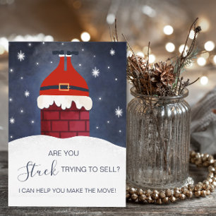 funny real estate agent Happy Christmas greetings  Card