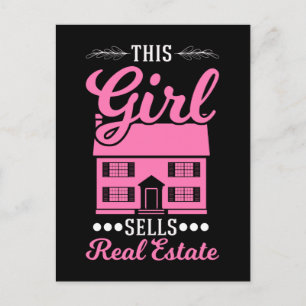 Funny Real Estate Agent Property Investor Postcard