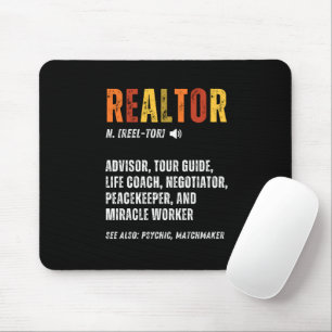 Funny Real Estate Broker Realtor  Mouse Pad