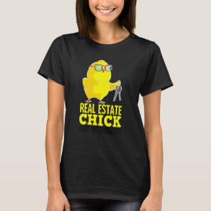 Funny Real Estate Chick Realtor Agent Women Homeo T-Shirt