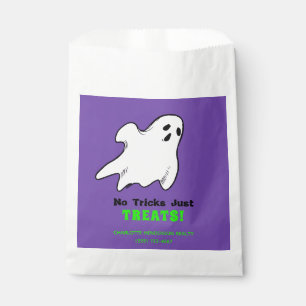 Funny Real Estate Ghost Halloween Treat Favour Bag