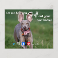 funny real estate sniff out your next home dog fly