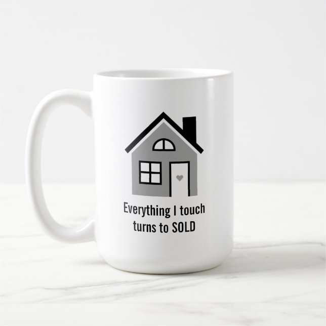 Funny Realtor / Real Estate Agent Coffee Mug (Left)