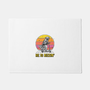 Funny Reaper Scooter Vintage Sunset Shirt Design_1 Doormat