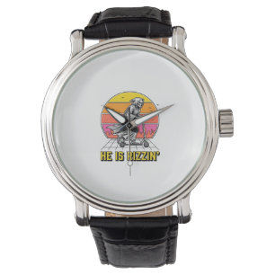 Funny Reaper Scooter Vintage Sunset Shirt Design_1 Watch