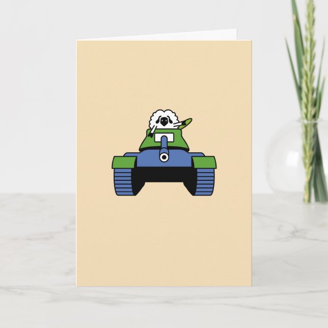 Funny Rebus Puzzle Style Thank You Card (Front)