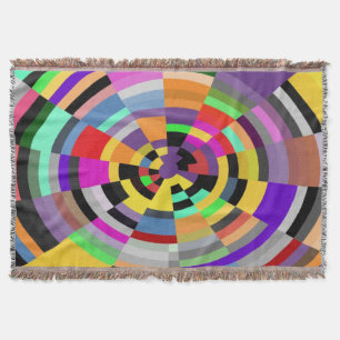 FUNNY RECTANGLES TARGET + your idea Throw Blanket