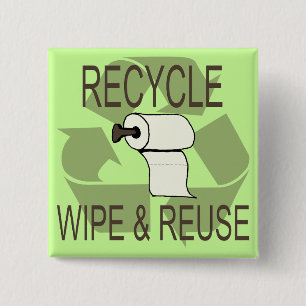 Funny Recycle Button
