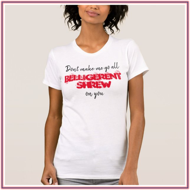 Funny Red and White Shrew Tank Top (Creator Uploaded)