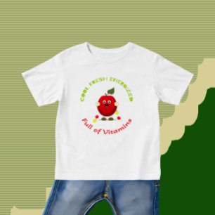 Funny red apple baby T-Shirt