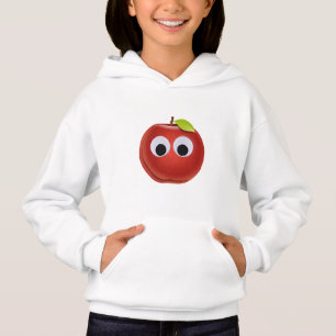 Funny Red Apple with Googly Eyes