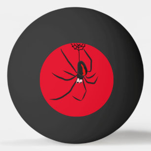 Funny Red Back Spider Spider Kids Ping Pong Ball