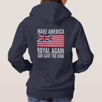 Funny Red Blue Make America Royal Again Flag