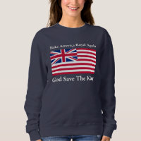 Funny Red Blue Make America Royal Again Flag