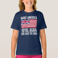 Funny Red Blue Make America Royal Again Vector Art