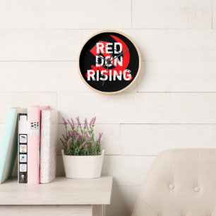 Funny "Red Don Rising" with Russian Sickle Clock