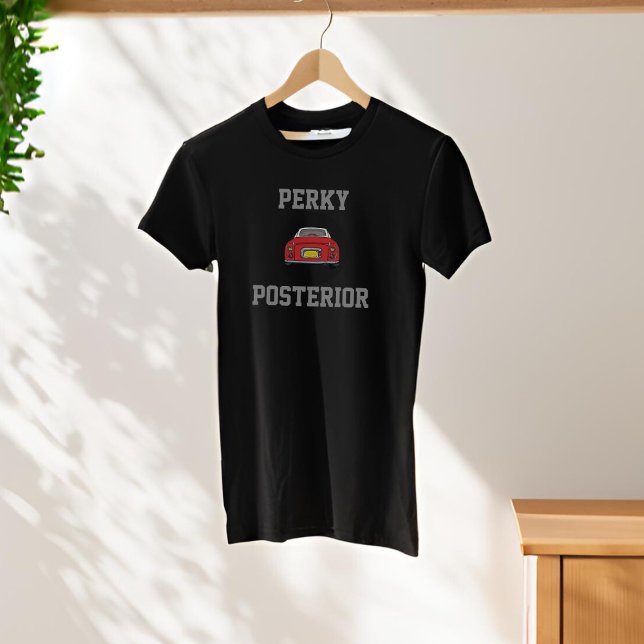 Funny Red Figaro Car Perky Posterior T-Shirt (Fun figgy shirt just for red figaro owners. Add your text)