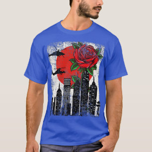 Funny Red Rose Flower Romantic Love Valentine (1) T-Shirt