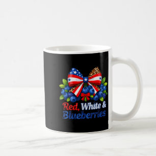 Funny Red White And Blueberries Matching Graphic P Coffee Mug