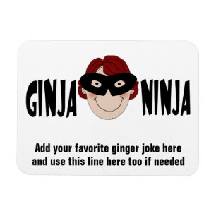 Funny Redhead Ginger Joke Fridge Magnet