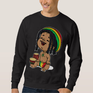 Funny Reggae Jamaica Music Ragga Reggaeton Relax F Sweatshirt