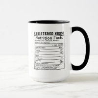 Funny Registered Nurse Nutrition Facts Boss Gift