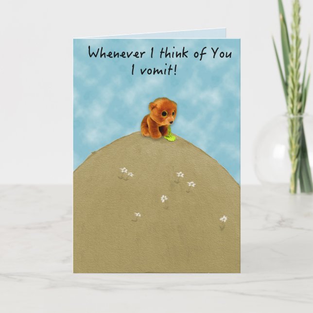Funny Regrets Relationship Card (Front)