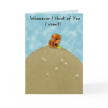 Funny Regrets Relationship Card