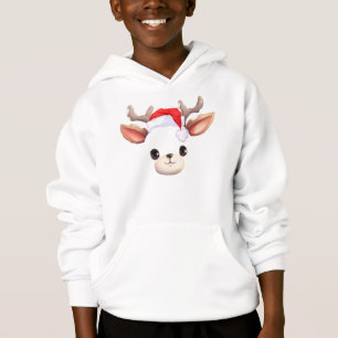 Funny Reindeer Face happy Merry Christmas Family