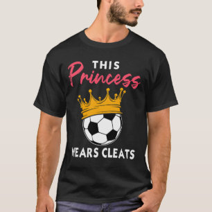 Funny Reindeer Soccer Christmas Kids Boys Girls T-Shirt