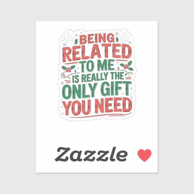 Funny Relatable Christmas Family Gift Sarcastic  (Sheet)
