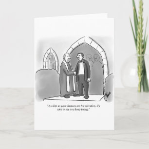 Funny Religion Humour Greeting Card