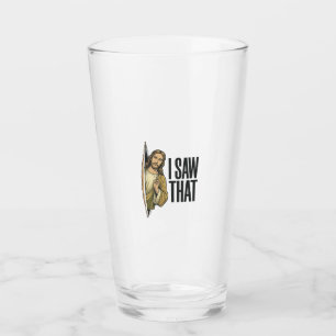 Funny Religious I Saw That Vintage Glass