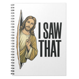 Funny Religious I Saw That Vintage Notebook