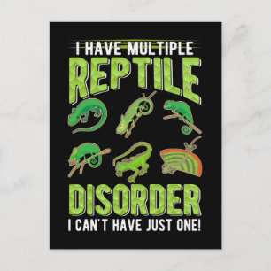 Funny Reptile Gecko Lizard Lover Postcard