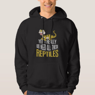 Funny Reptile lover Kids Cute Animal fan Hoodie