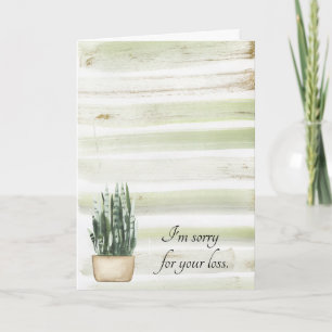 Funny Resignation Sorry For Your Loss to Boss Card