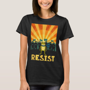 Funny Resist Portland Frog Protest T-Shirt