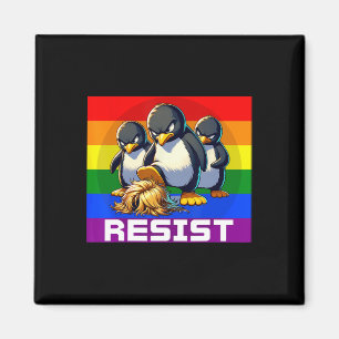 Funny Resist Tariffs Protest Groovy Men Women 4th Magnet