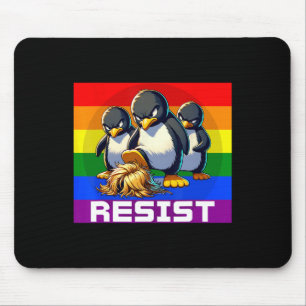 Funny Resist Tariffs Protest Groovy Men Women 4th Mouse Pad