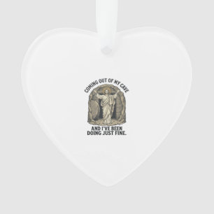 Funny Resurrection Cave Vintage Engraving Shirt De Ornament