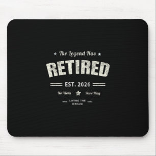 Funny Retired 2026 Hello Rest Mom Vacay Dad Cruise Mouse Pad