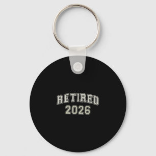 Funny Retired 2026 University I'm Done Mom Cruise  Key Ring