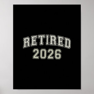 Funny Retired 2026 University I'm Done Mom Cruise Poster