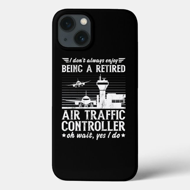 Funny Retired Air Traffic Controller Radar Case-Mate iPhone Case (Back)