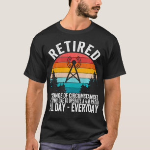 Funny Retired Definition Ham Radio Operator T-Shirt